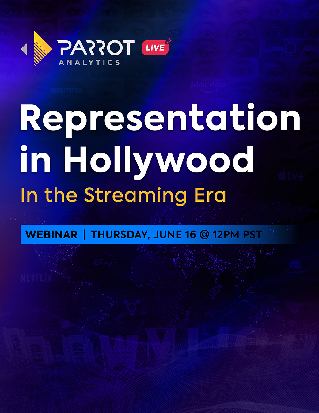 Parrot Analytics LIVE Representation in Hollywood